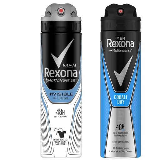 Rexona Men Antyperspirant Dezodorant Spray 2x150ml