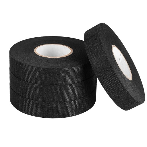 TAŚMA IZOLACYJNA MATERIAŁOWA SAMOCHODOWA TAŚMY 19MM×25M 4SZT