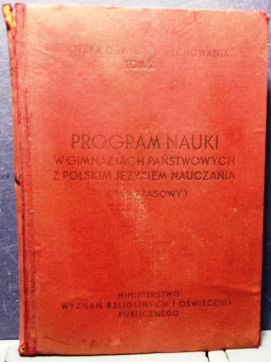Program NAUKI w gimnazjach państwowych z polskim..