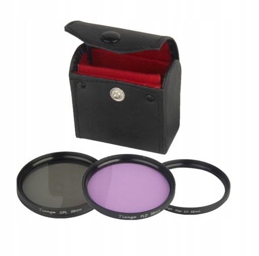 PANASONIC Lumix DC FZ82 FILTR UV CPL FLD + ETUI