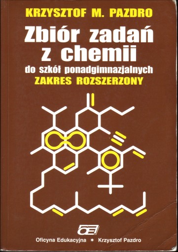 ZBIÓR ZADAŃ Z CHEMII PAZDRO KRZYSZTOF