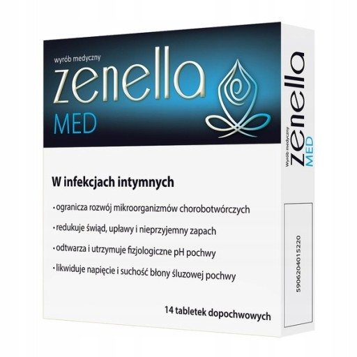 ZENELLA MED 14tabl. dopochwowych INFEKCJE INTYMNE