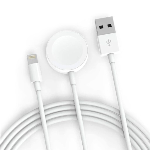 ŁADOWARKA KABEL do APPLE WATCH i IPHONE IPAD 2W1