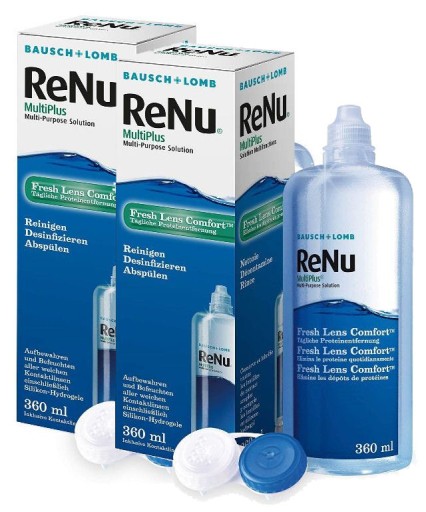 2 x PŁYN DO SOCZEWEK Renu Multiplus 360ml