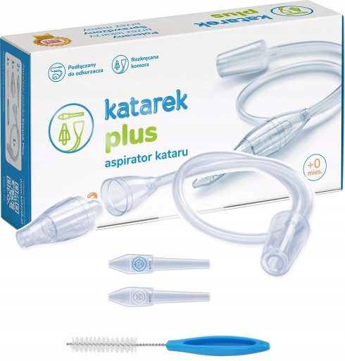KATAREK PLUS ASPIRATOR DO NOSA DO ODKURZACZA Z ATESTEM