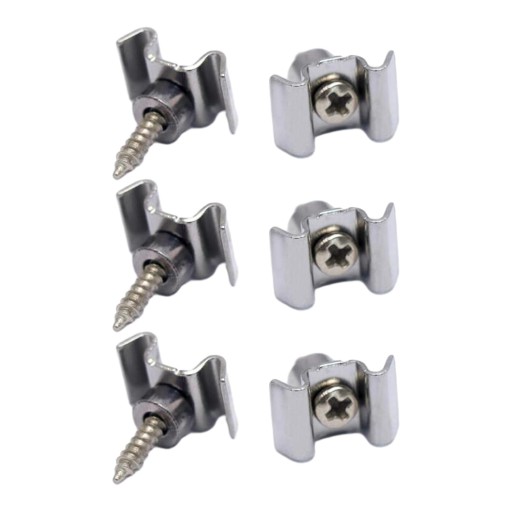 de-Guitar String Retainer Guides Wear Resistant String Tree Guides Silver
