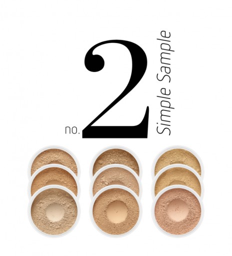 ECOLORE Zestaw próbek podkładów Simple Sample No 2