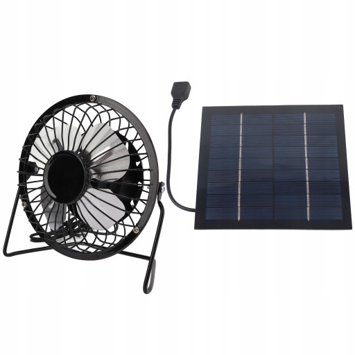 WENTYLATOR PANEL SOLARNY SŁONECZNY 5W