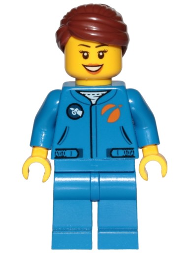 A10*LEGO SPACE FIGURKA cty1036 KOBIETA KOSMONAUTA ASTRONAUTKA, NOWA