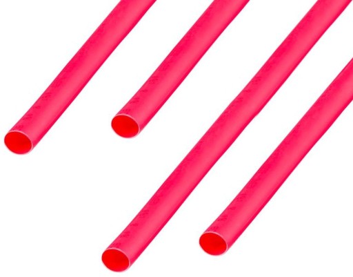 Rurka termokurczliwa 1,5mm 100cm izolacja czerwona