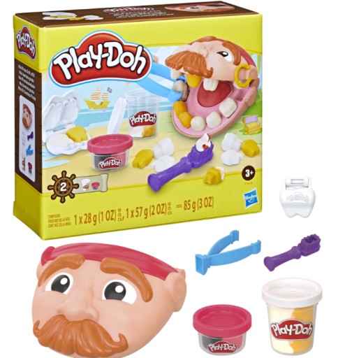 PLAY-DOH F7379 CIASTOLINA DENTYSTA PIRAT MASA PLASTYCZNA ZESTAW