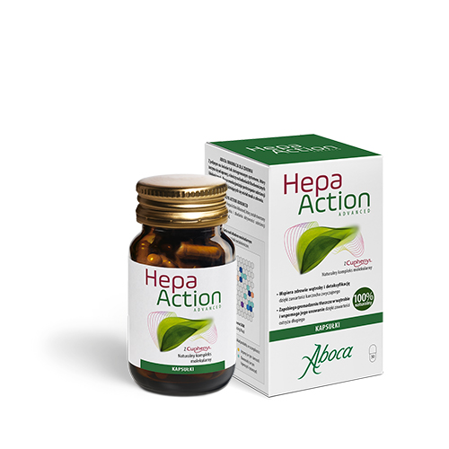Hepa Action Advanced, 30 kapsułek, ABOCA