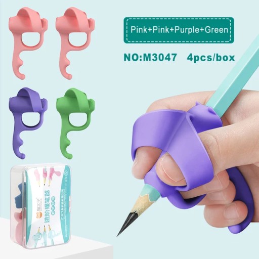 Children's Writing Posture Pen Holder Soft Silicone Pencil Holder for Kids