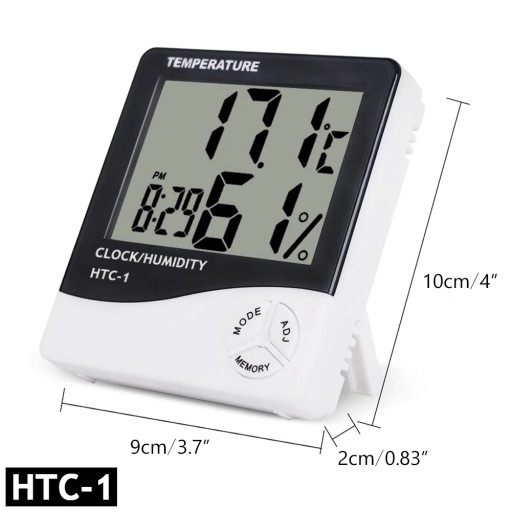 LCD Electronic Digital Temperature Sensor Humidity Meter Backlight