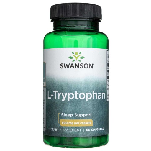 SWANSON L-TRYPTOFAN naturalny ANTYDEPRESANT sen