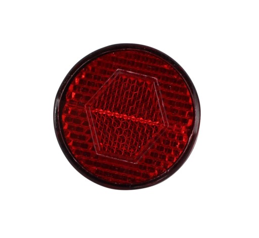 ROWEROWY ODBLASK NA BŁOTNIK ODBLASK BŁOTNIKA OKRĄGŁY 45mm CZERWONY 36237
