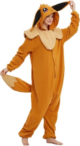 EEVEE DRES ONESIE KOMBINEZON PIŻAMA