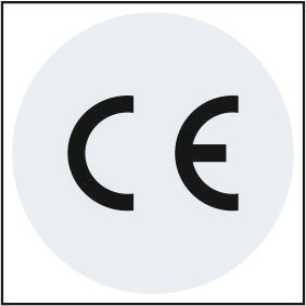 Certyfikat CE naklejka CE 5szt 15 mm bezbarwna