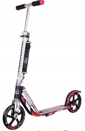 Hulajnoga składana Hudora BigWheel 205, czerwona, dwukołowa