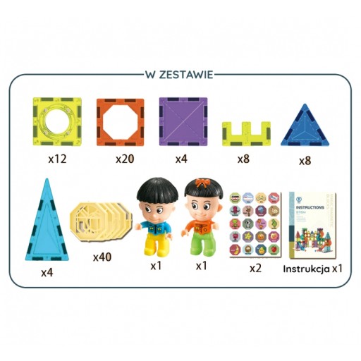 KLOCKI MAGNETYCZNE WOOPIE