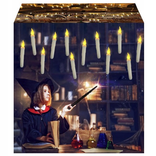 12x PŁYWAJĄCE ŚWIECA LED Z PILOT RÓŻDŻKĄ HARRY POTTER ŚWIECE BEZPŁOMIENIOWE