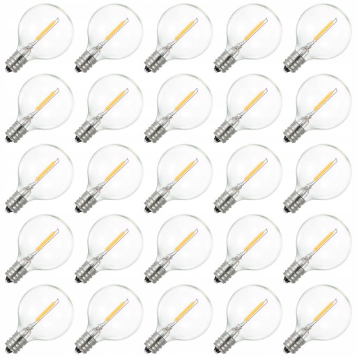 Tomshine AC230V G40 Żarówka 25set Ciepły biały