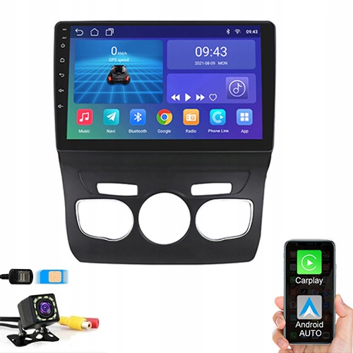 RADIO NAWIGACJA GPS CITROEN C4 II 2010 ANDROID