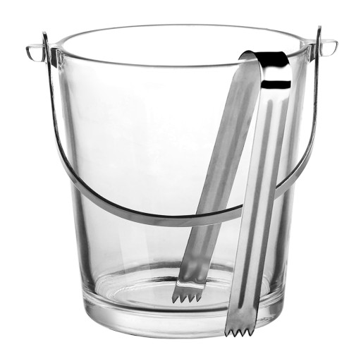 Pojemnik Wiaderko LODU ze szczypcami COOLER 900ml