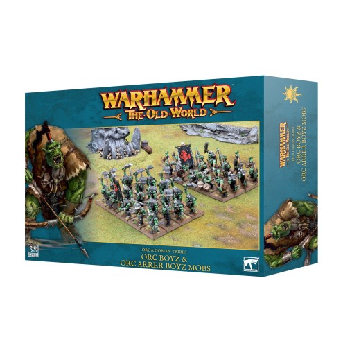 THE OLD WORLD ORC & GOBLIN TRIBES ORC BOYZ & ORC ARRER BOYZ MOBS