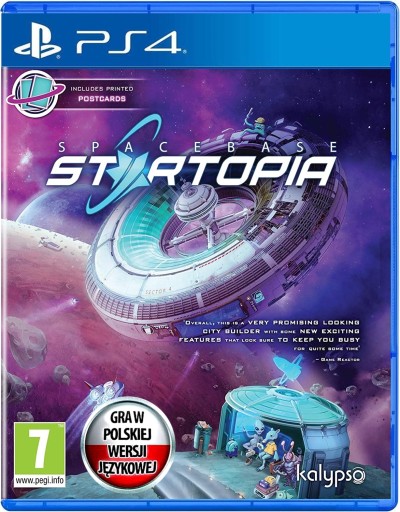SPACEBASE STARTOPIA Polski dubbing Space Base PS4 / PS5 + Pocztówki