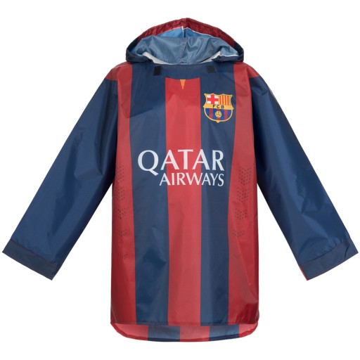 Kurtka przeciwdeszczowa ponczo FC BARCELONA XS
