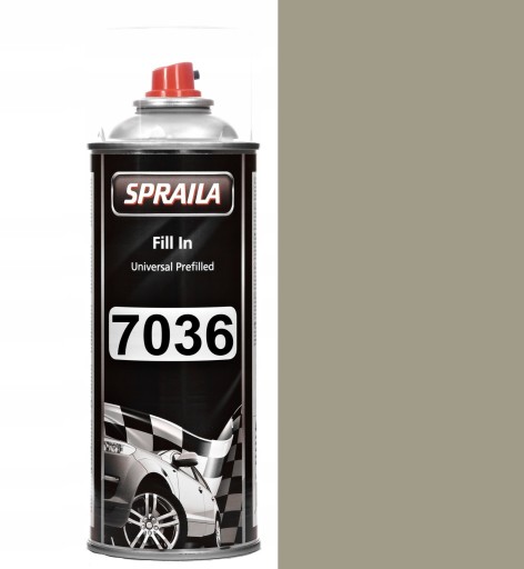 FARBA LAKIER RAL 7036 PÓŁMAT 16 - 40% VINYLO AKRYL SPRAY 400 ML