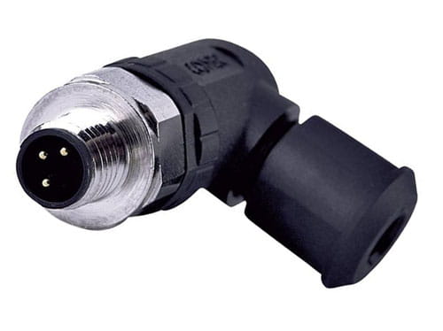 Wtyk męski kątowy M8 3-piny (42-00025) Conec