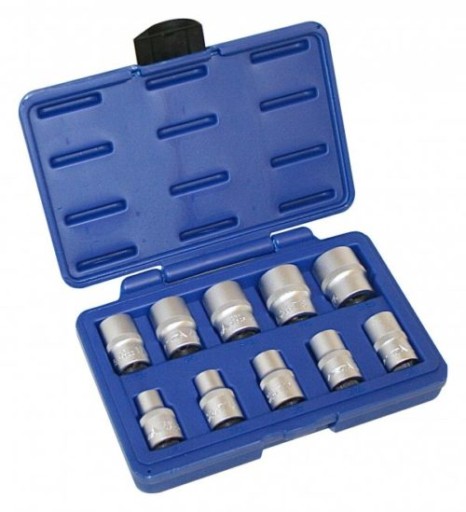 A-10INCH ZESTAW NASADEK CALOWYCH 1/2” 10 SZT ASTA