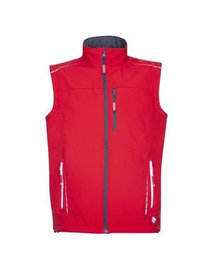 Kamizelka softshell VISION - czerwona - S