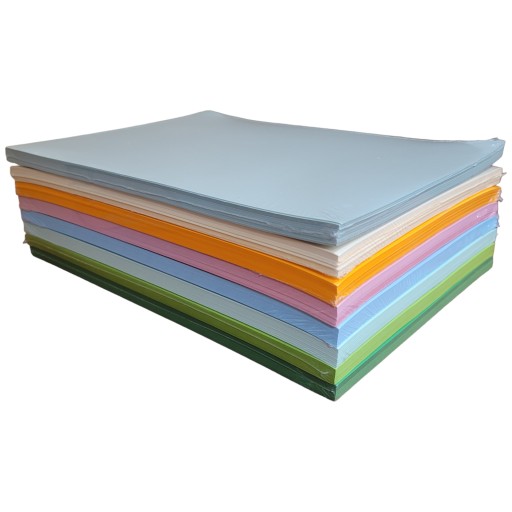 Papier ksero kolor format A4 80g 100 arkuszy prace artystyczne szkoła biuro