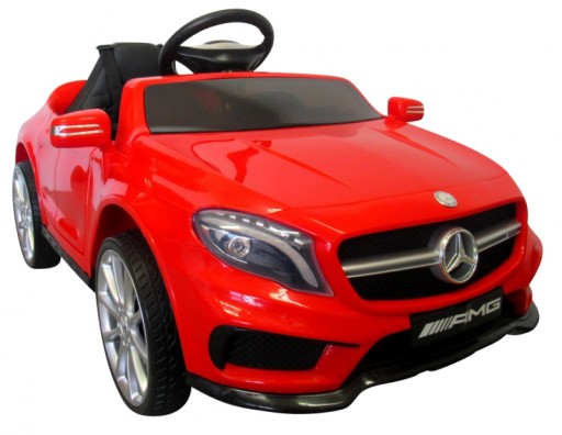 MERCEDES GLA45 na akumulator MIĘKKIE KOŁA EVA fotel z EKOSKÓRY klakson USB