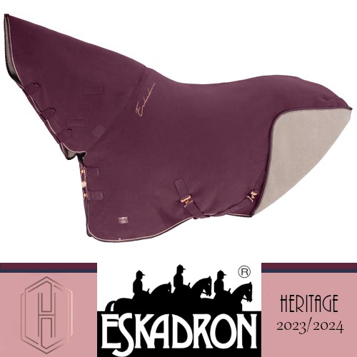 Derka polarowa z kołnierzem Heritage 23/24 - Eskadron - cassis 155 cm