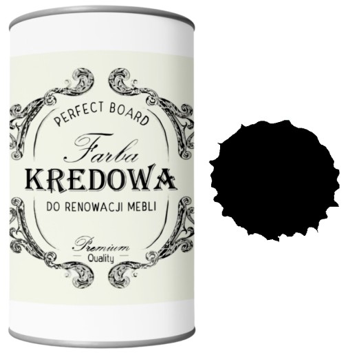 FARBA KREDOWA DO RENOWACJI MEBLI DREWNA 1 L CZARNY