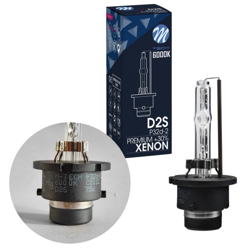 M-TECH D2S PREMIUM 6000K +30% Xenon Żarnik Palnik