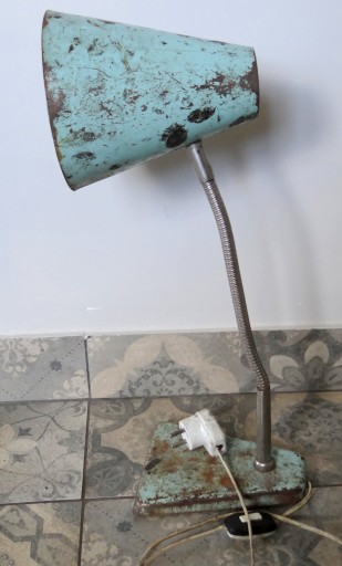 LAMPA WĘŻOWA BIURKOWA PRL ZAOS S.Z.M.