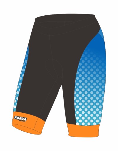 SPODENKI KOLARSKIE FORZA SPORT DOTS ROZMIAR XL