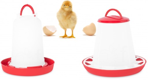 ZESTAW POIDŁO 1,5L KARMIDŁO 1KG DLA PISKLĄT