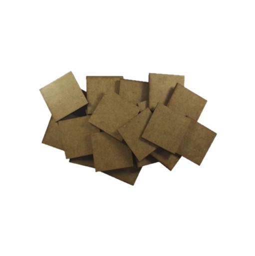 HDF Bases - Kwadratowe podstawki pod modele 100mm/100mm x 5