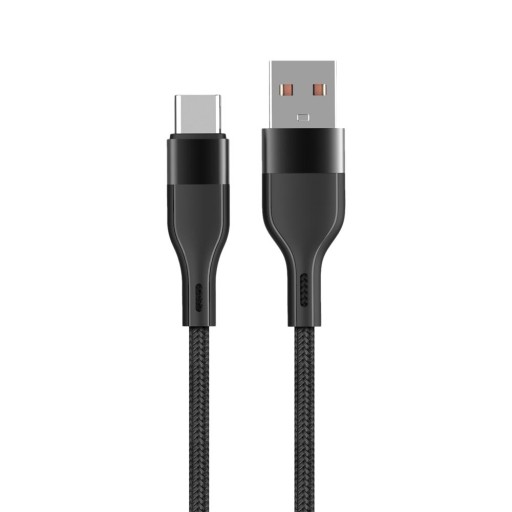 Kabel MaxLife USB Typ C 1m 3A nylonowy oplot