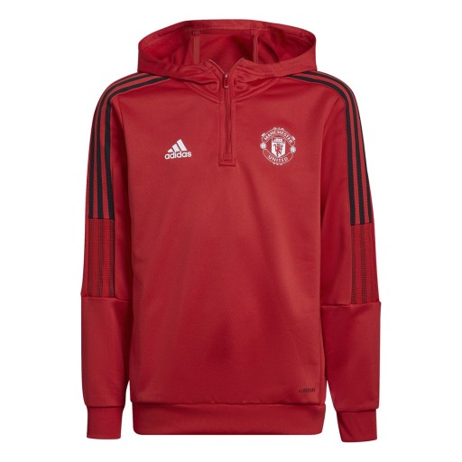 Bluza z kapturem adidas Manchester United Track Hood Youth HC9752 - 164