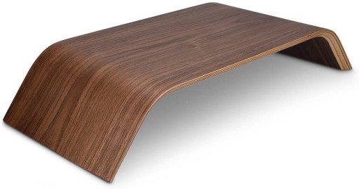 DREWNIANA PODSTAWKA POD MONITOR LAPTOP STOJAK KALIBRI ORZECH