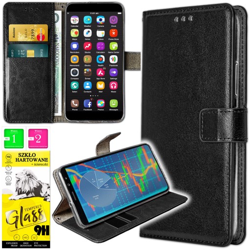 Etui PORTFEL VINTAGE BOOK CASE KOLORY SZKŁO do Samsung Galaxy XCover 5