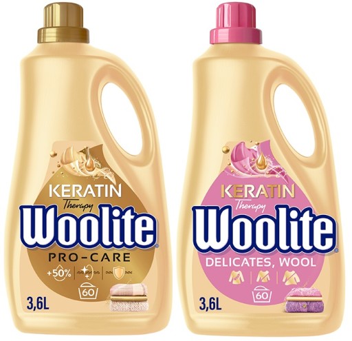 WOOLITE PRO-CARE i DELICATE Płyn do prania Wełny i innych tkanin z Kreatyną