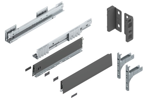 BLUM Szuflada Merivobox 500 Niska M BLM Antr 40kg